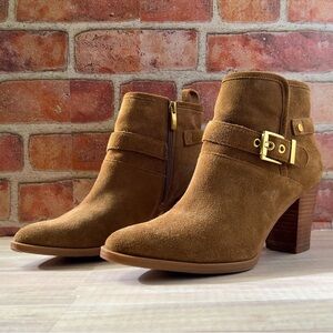 Franco Sarto Suede Ankle Booties “Dorinda” Style /Sz: US W 7.5